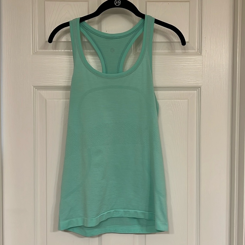 Lululemon swiftly tech tank mint green